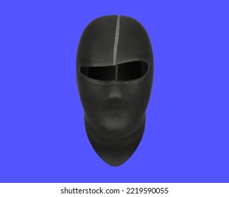 3d Rendering Realistic Tactical Balaclava, Police Icon
