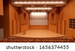 3D rendering of a recital hall interior