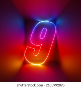 3d Render Blue Pink Neon Light Stock Illustration 1459259558 | Shutterstock