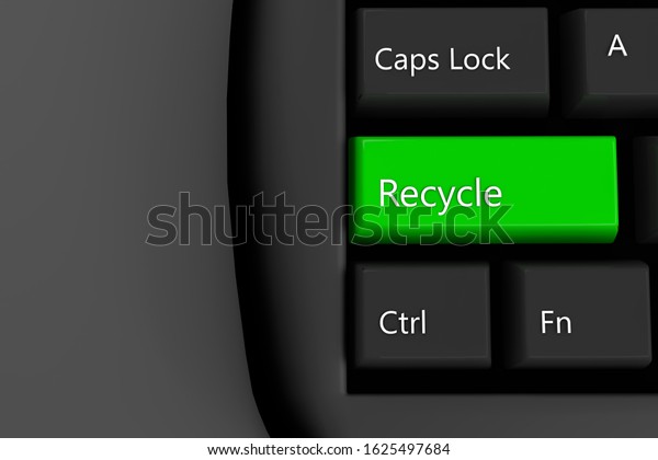 3d Rendering Reduce Reuse Recycle Concept: ภาพประกอบสต็อก 1625497684 ...