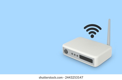 3d rendering router elements, internet