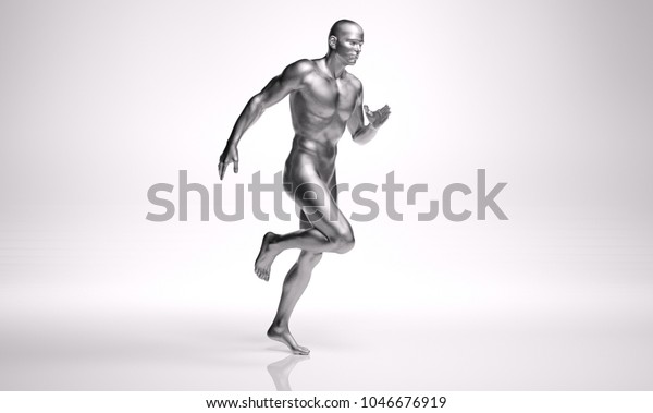 running body drawing