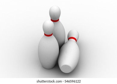 3D rendering of Scattered skittles