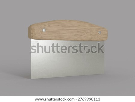 3D Rendering Scraper Baking Tool Mockup
