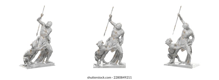 3D rendering of sculpture This highly detailed and accurate depiction is perfect for any design project.
