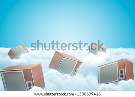 Similar – Image, Stock Photo cloud and delusion Sky