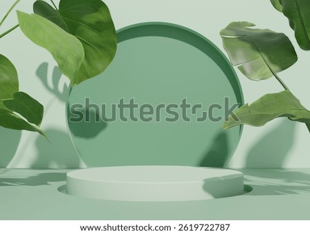 3D rendering simple product background