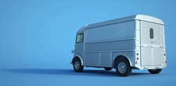 Representación En 3D De Un Camión Pequeño