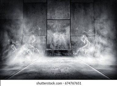 3D Rendering Of An Smoky Background