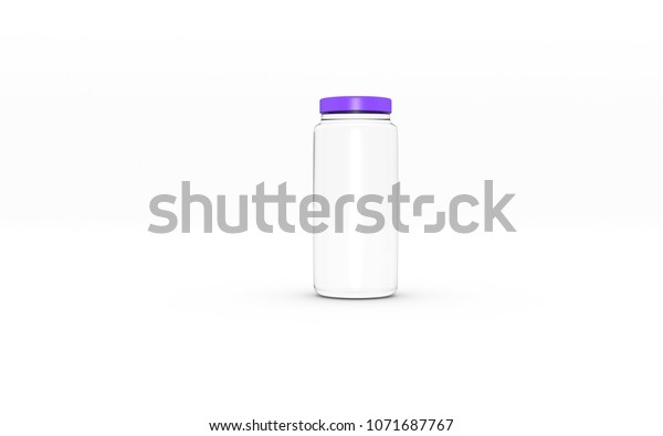 Download 3d Rendering Smoothie Bottle Mockup Stock Illustration 1071687767