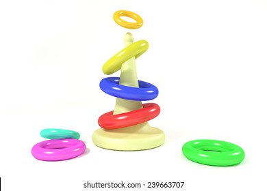 3d Rendering Of Some Baby Toys