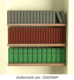 3d Rendering Some Old Books On Stock Illustration 233025082