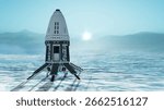 3D rendering of the space shuttle