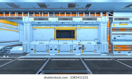 3D rendering of the spacecraft passage