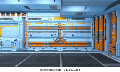 3D rendering of the spacecraft passage