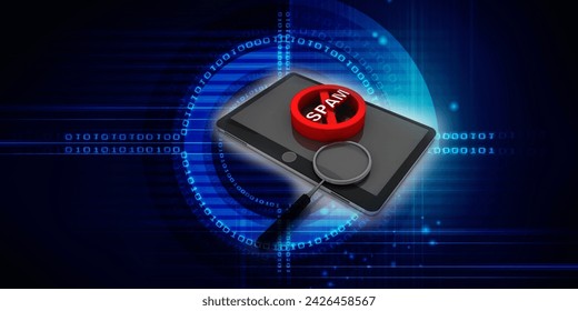 3d rendering spam is prohibited with mobile phone