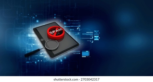 3d rendering spam is prohibited with mobile phone