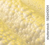 3d rendering of spherical surface. Abstract background with many glossy plastic spheres.  Micro division cells.