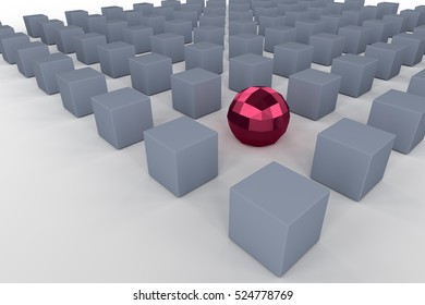 3D rendering of 