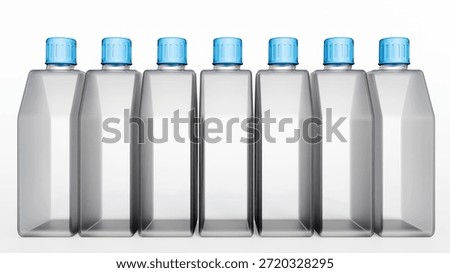 A 3d rendering of standard piece of laboratory equipment known as a cell culture flask often referred to as a T-flask. Specifically used for growing cells to multiply.
