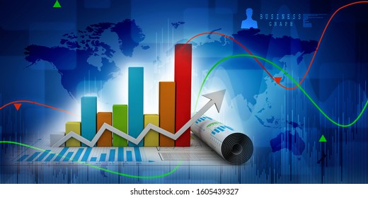 3d Rendering Oil Tank Graph Stock Illustration 1607246107