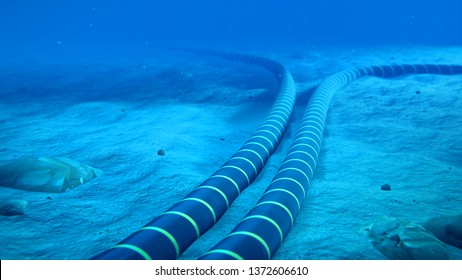 3D Rendering Of Submarine Cables