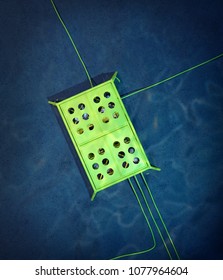 3d Rendering Of A Subsea Manifold Seen From Above