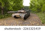 3D rendering of a tank
