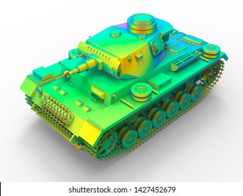 3D rendering - tank finite element analysis