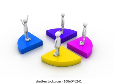 3d rendering of Target audience