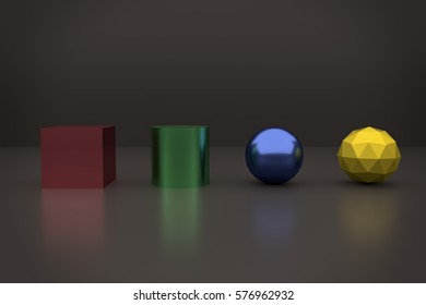 3d rendering of team work concept