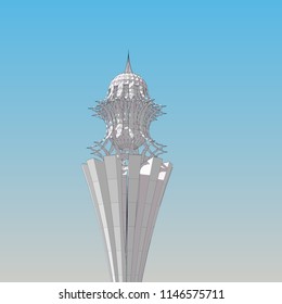 3D Rendering Tower 