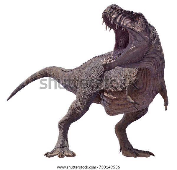 ティラノサウルスの3dレンダリングが鳴り響きます のイラスト素材