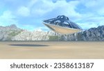 3D rendering of the U.F.O.