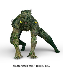 3d Rendering Uncanny Tree Man Stock Illustration 1848234859 | Shutterstock