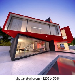 Modern Minimalist House Exterior High Res Stock Images Shutterstock