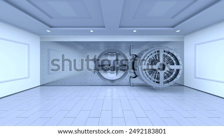 3D rendering of the vault