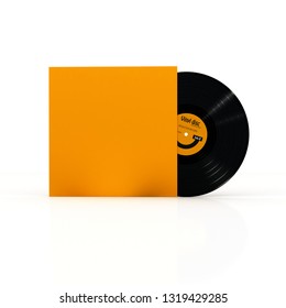 3D rendering vinyl disc