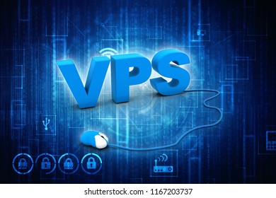 3d Rendering Vps Searching Concept
