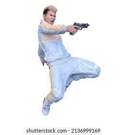 3D rendering of a warrior