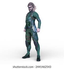 3D rendering of a warrior
