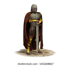 3d Rendering Warrior Character Illustration Stock Illustration ...