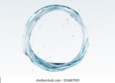 3d Rendering Of Water Ring