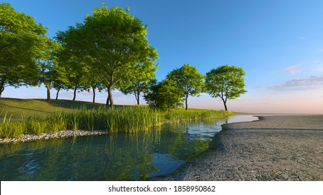 水辺 川 のイラスト素材 画像 ベクター画像 Shutterstock