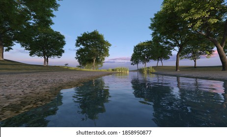 水辺 川 のイラスト素材 画像 ベクター画像 Shutterstock