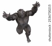 3D rendering of a werewolf