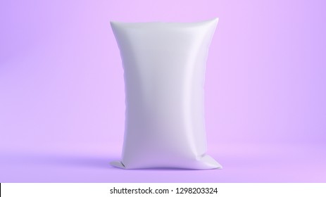Download 3d Rendering White Plastic Milk Pouch Stock Illustration 1298203324