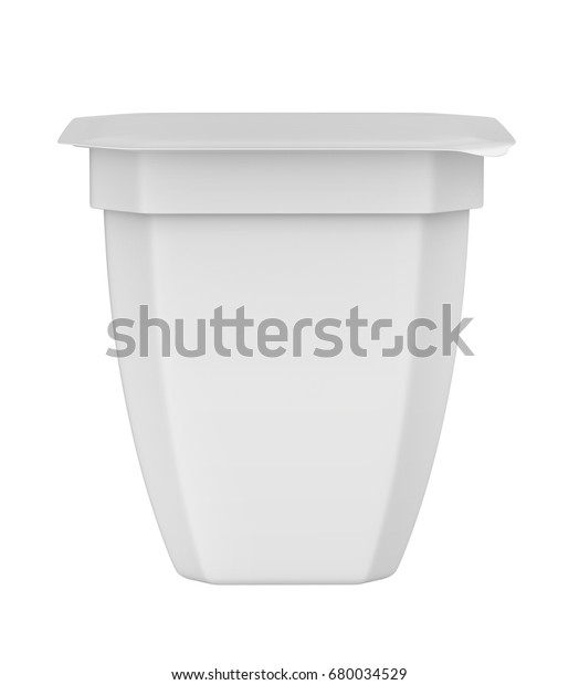 square plastic tub