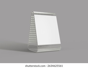 3D Rendering Wire Stand Display Mockup