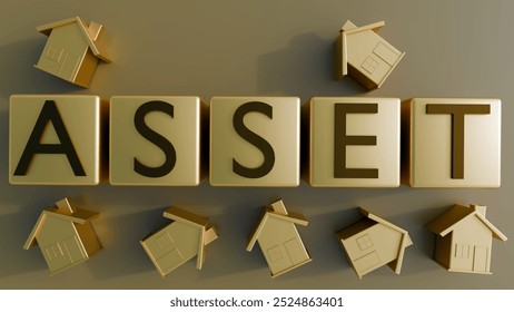 3d rendering of the word 